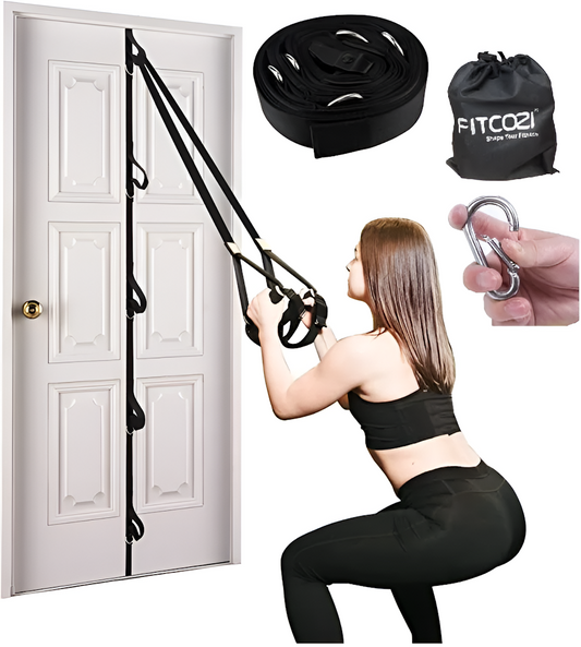 Door Anchor Strap for Resistance Bands Size 10 inch Color BLACK